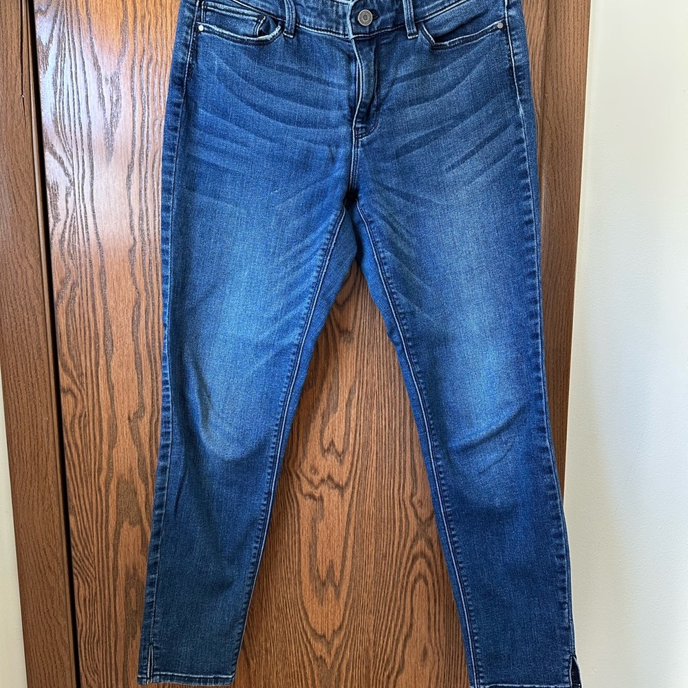 White House Black Market Dark Blue Ankle Jeans